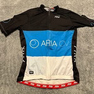 Podiumwear Cycle Jersey Shirt Mens XL Performance Cycling Pocket *